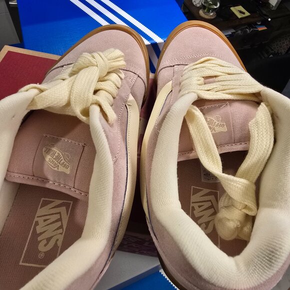 Vans Knu Skool 'Sepia Rose Gum' Men’s Size 10 - VN000D6ZO3N Shoes NEW RARE COLOR - Picture 8 of 10